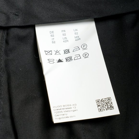 Hugo Boss Men's "Arti/Hesten201E1" Blue Plaid 100% Wool Flat Front Dress Pants - Picture 4 of 5